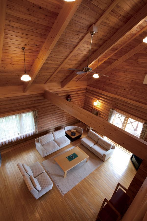 Log Hotel Larch Lake Kanayama Minamifurano Eksteriør bilde