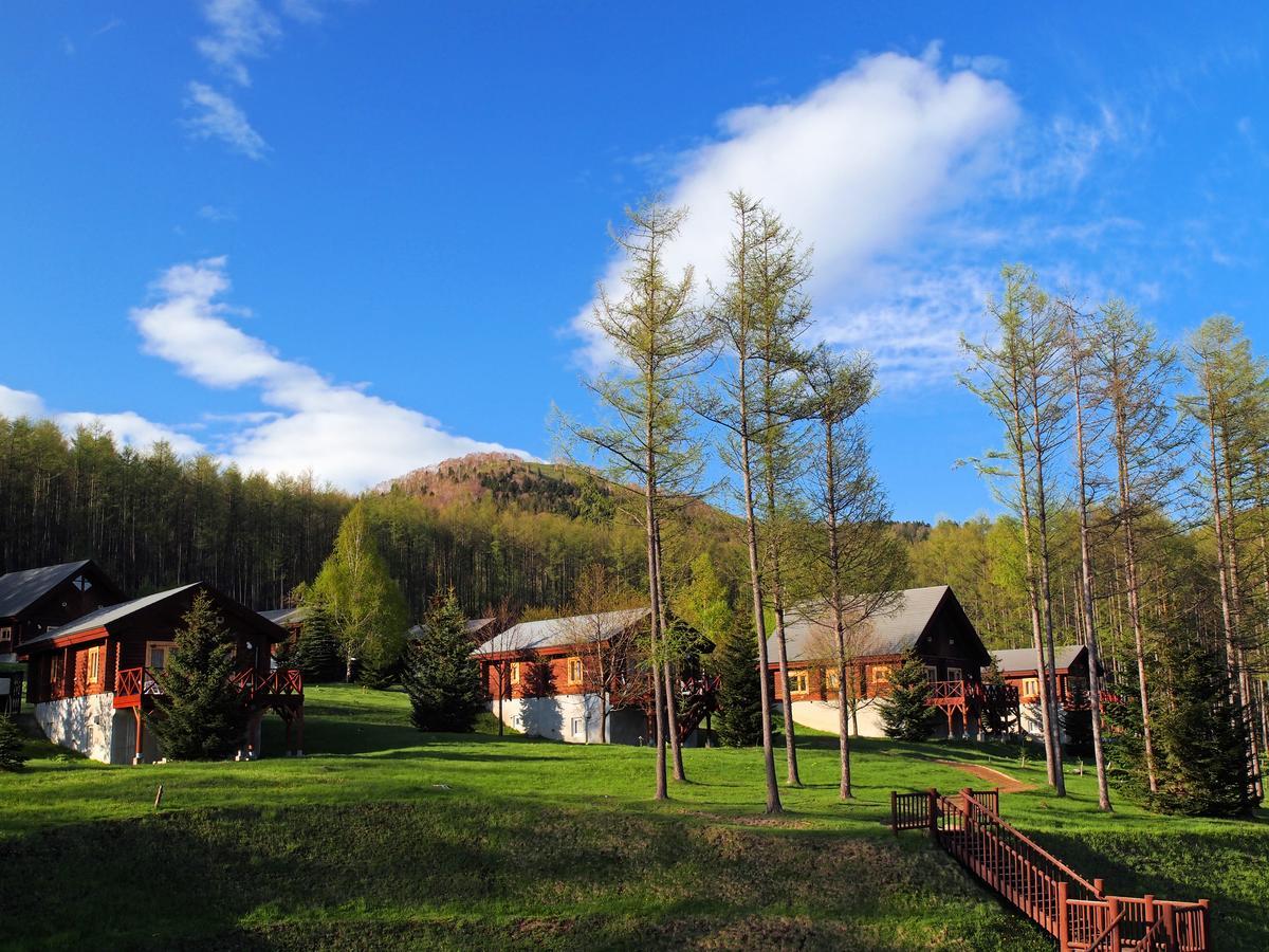 Log Hotel Larch Lake Kanayama Minamifurano Rom bilde
