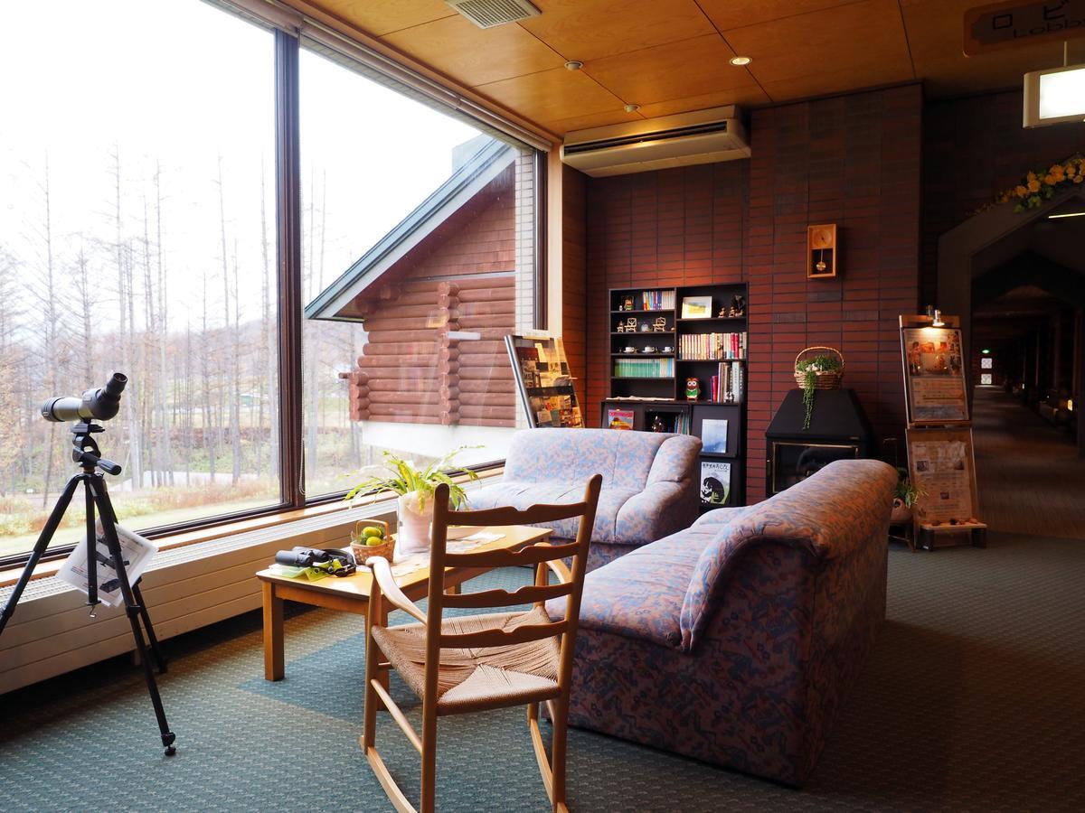 Log Hotel Larch Lake Kanayama Minamifurano Eksteriør bilde